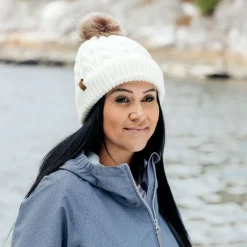 Adult Cable Knit Beanies | Cream