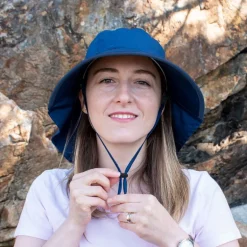 Adult Cotton Adventure Hats | Navy with Navy Trim