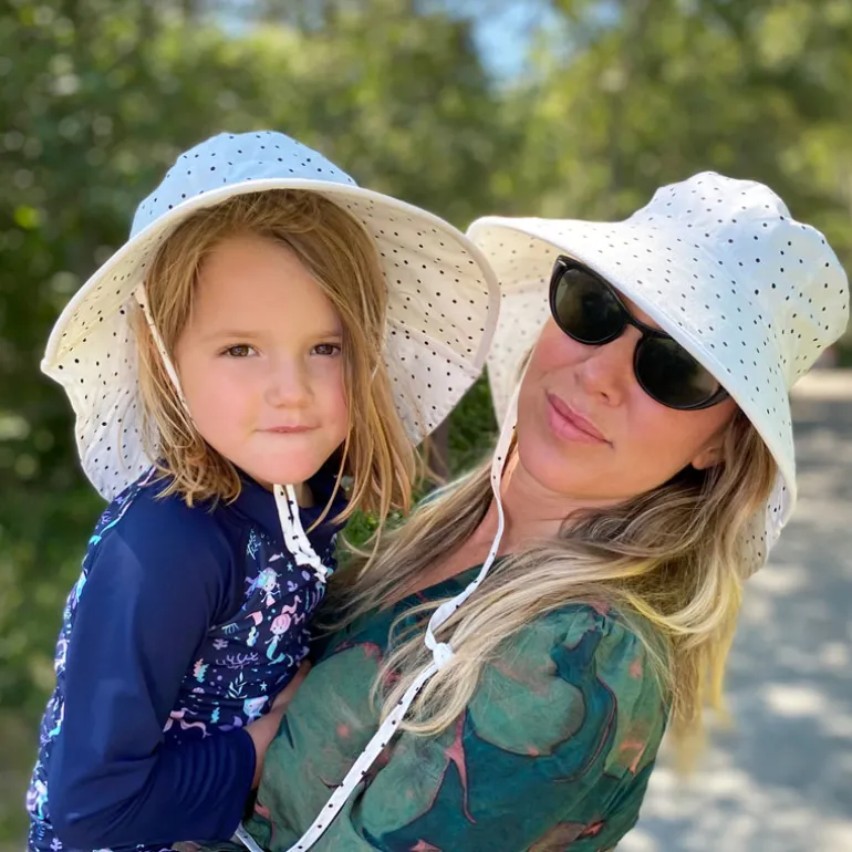 Adult Cotton Adventure Hats | Dots