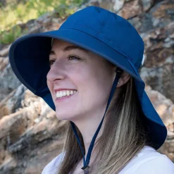 Adult Cotton Adventure Hats | Navy with Navy Trim