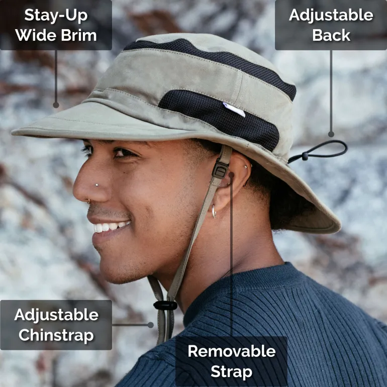 Adult Jasper Hiking Hats | Black