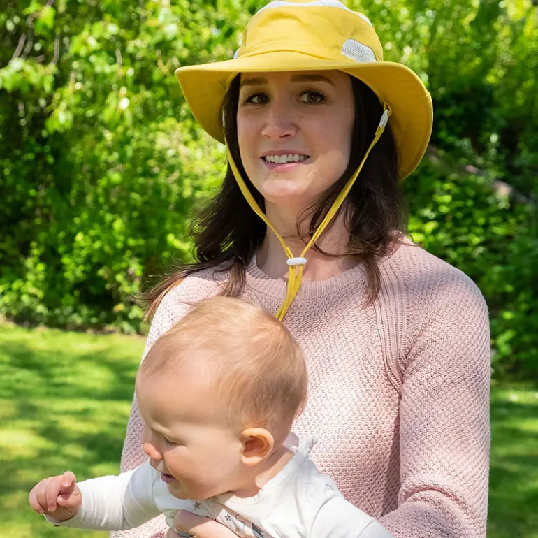 Adult Packable Hiking Hats | Yellow