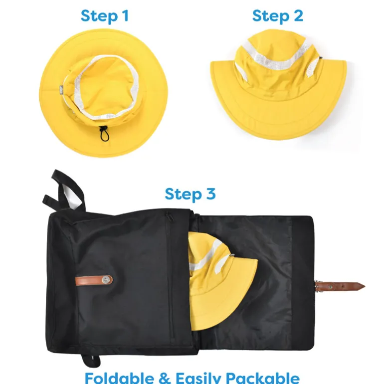 Adult Packable Hiking Hats | Beige
