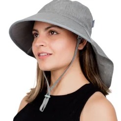 Adult Water Repellent Adventure Hats | Grey