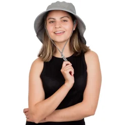 Adult Water Repellent Adventure Hats | Grey
