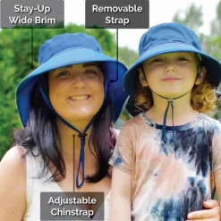 Adult Water Repellent Adventure Hats | Navy