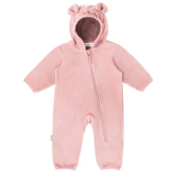 Baby Fleece Bunting Suit | Dusty Pink