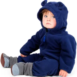 Baby Fleece Bunting Suit | Navy