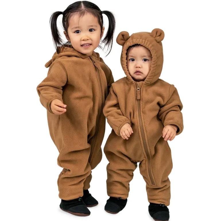 Baby Fleece Bunting Suit | Brown Bear