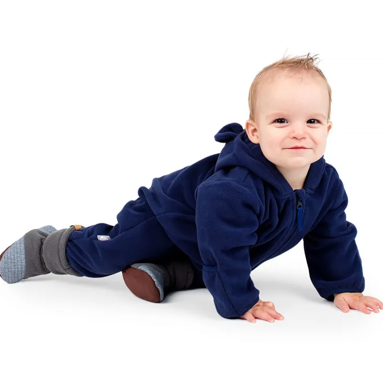Baby Fleece Bunting Suit | Navy