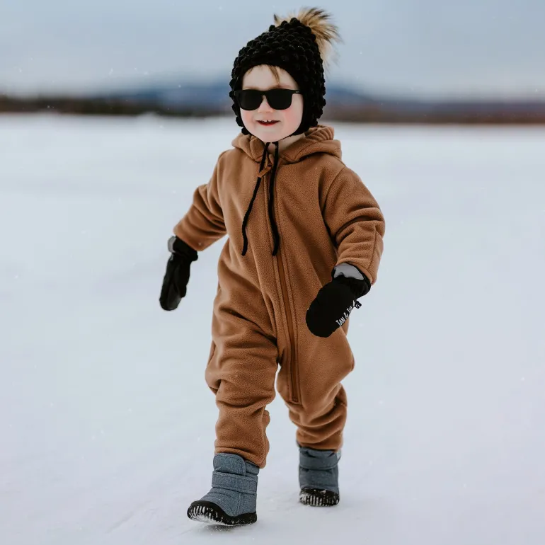 Baby Fleece Bunting Suit | Brown Bear
