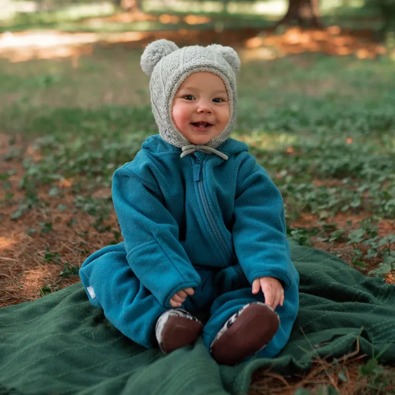 Baby Fleece Bunting Suit | Blue Spruce
