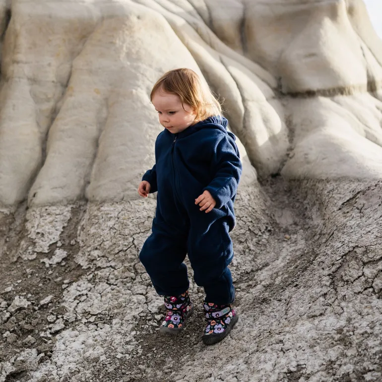 Baby Fleece Bunting Suit | Navy