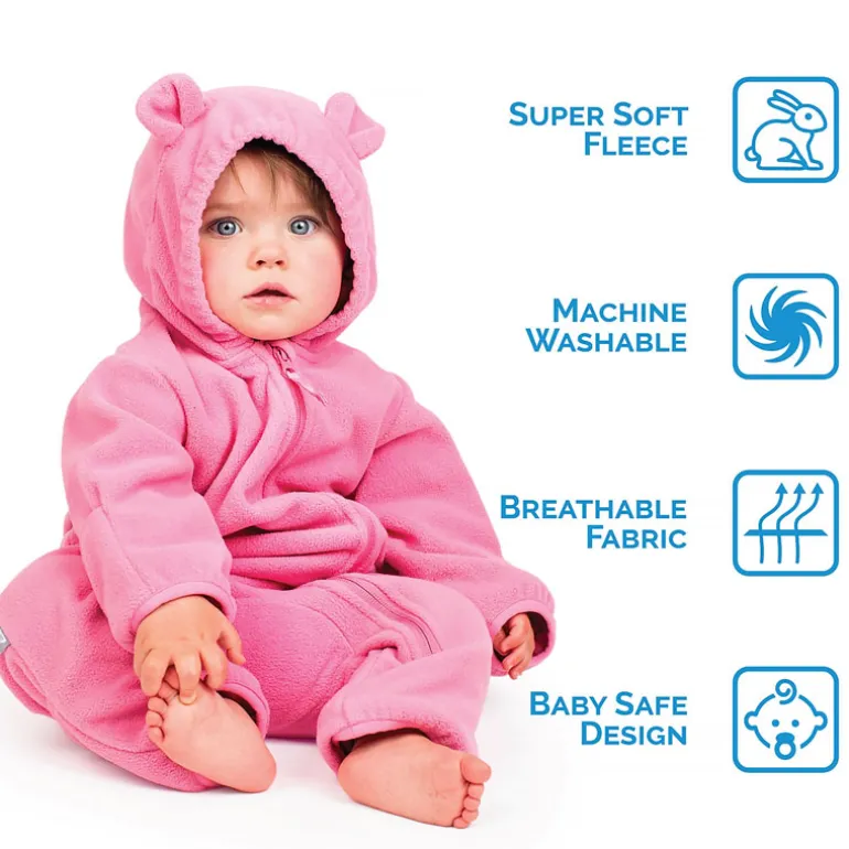 Baby Fleece Bunting Suit | Brown Bear