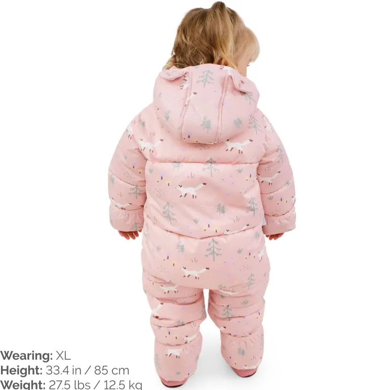 Baby Snowsuit | Pink Forest