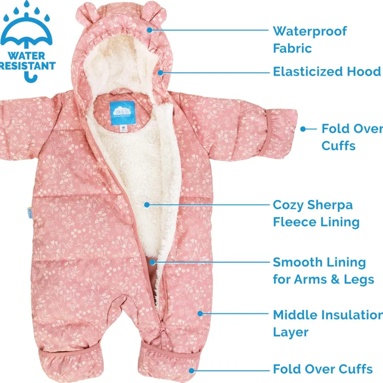 Baby Snowsuit | Prairie Flowers