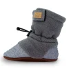 Baby Stay-Put Cozy Booties | Heather Grey