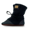 Baby Stay-Put Cozy Booties | Black