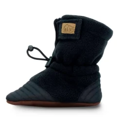 Baby Stay-Put Cozy Booties | Black