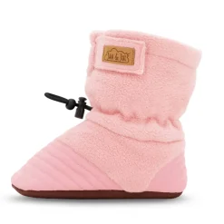 Baby Stay-Put Cozy Booties | Dusty Pink