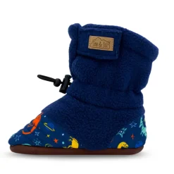 Baby Stay-Put Cozy Booties | Space Dinos