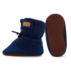 Baby Stay-Put Cozy Booties | Navy