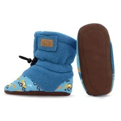 Baby Stay-Put Cozy Booties | Digger