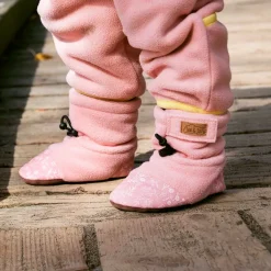 Baby Stay-Put Cozy Booties | Prairie Flowers