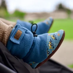 Baby Stay-Put Cozy Booties | Digger