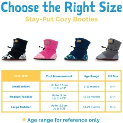 Baby Stay-Put Cozy Booties | Hearts