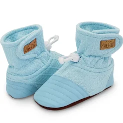 Baby Stay-Put Lite Booties | Egg Blue