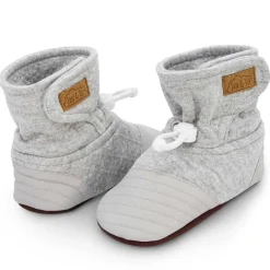 Baby Stay-Put Lite Booties | Pebble Grey