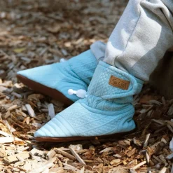 Baby Stay-Put Lite Booties | Egg Blue