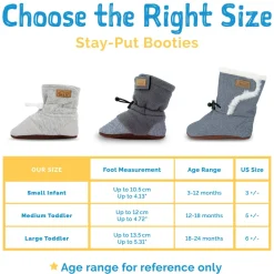 Baby Stay-Put Lite Booties | Egg Blue