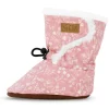 Baby Stay-Put Winter Booties | Prairie Flowers