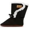 Baby Stay-Put Winter Booties | Black