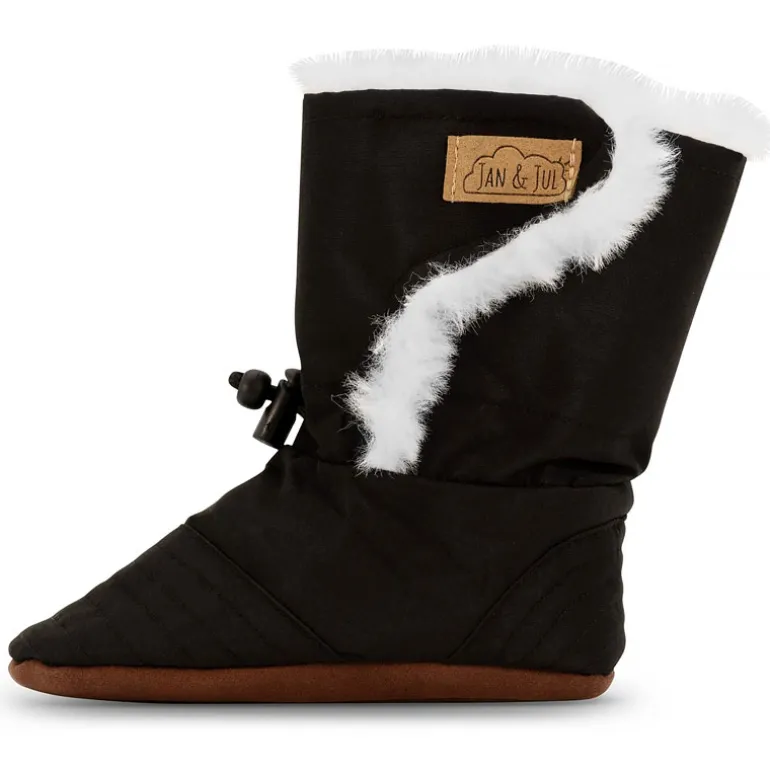 Baby Stay-Put Winter Booties | Black