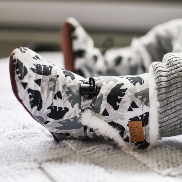 Baby Stay-Put Winter Booties | Prairie Flowers