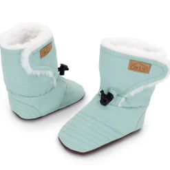 Baby Stay-Put Winter Booties | Dusty Mint