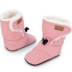 Baby Stay-Put Winter Booties | Dusty Pink