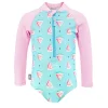 Girls One Piece UV Swimsuit | Watermelon