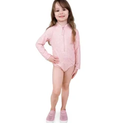 Girls One Piece UV Swimsuit | Pink Prairie