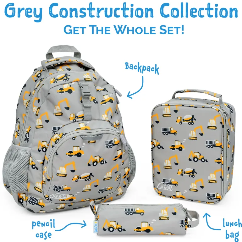 Kids Backpacks | Grey Construction