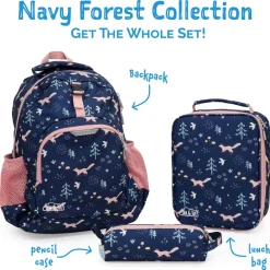Kids Backpacks | Navy Forest