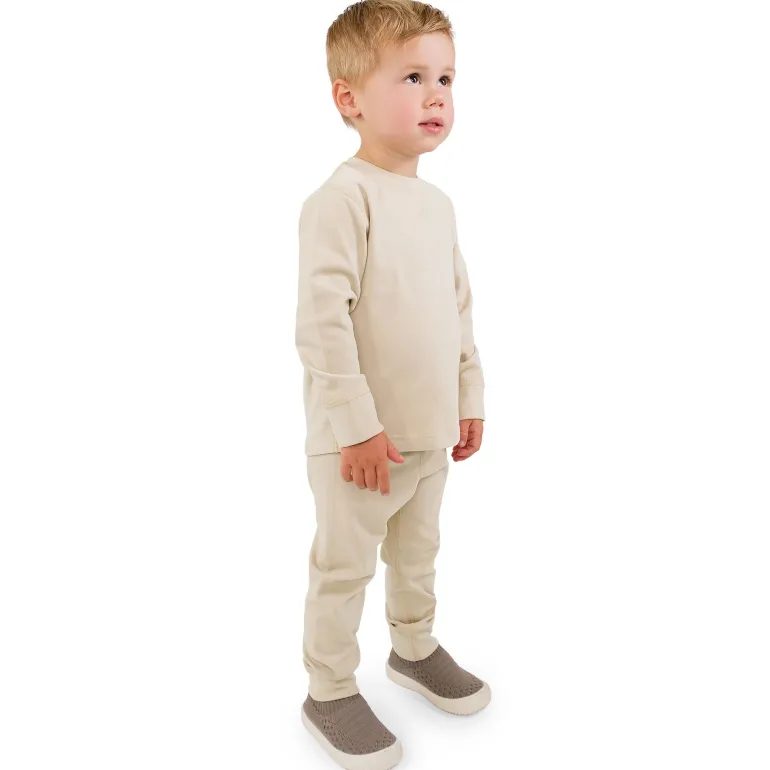 Kids Base Layer Tops | Oatmeal