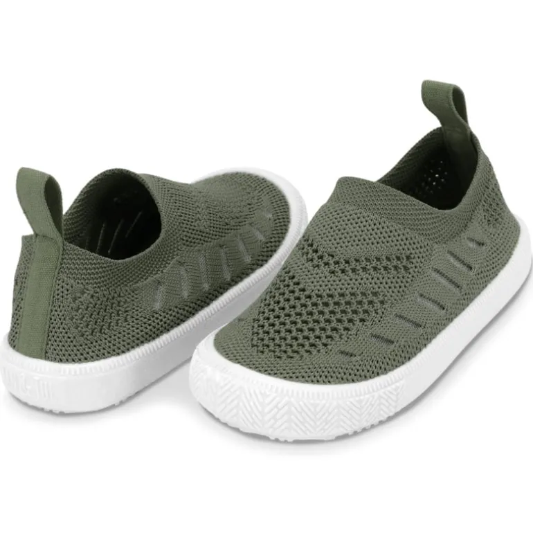 Kids Breeze Slip On Shoes | Army Green