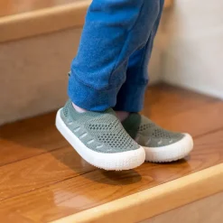 Kids Breeze Slip On Shoes | Army Green