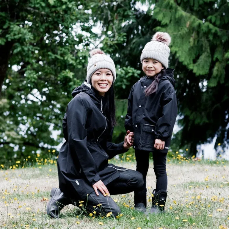 Kids Cable Knit Beanies | Grey