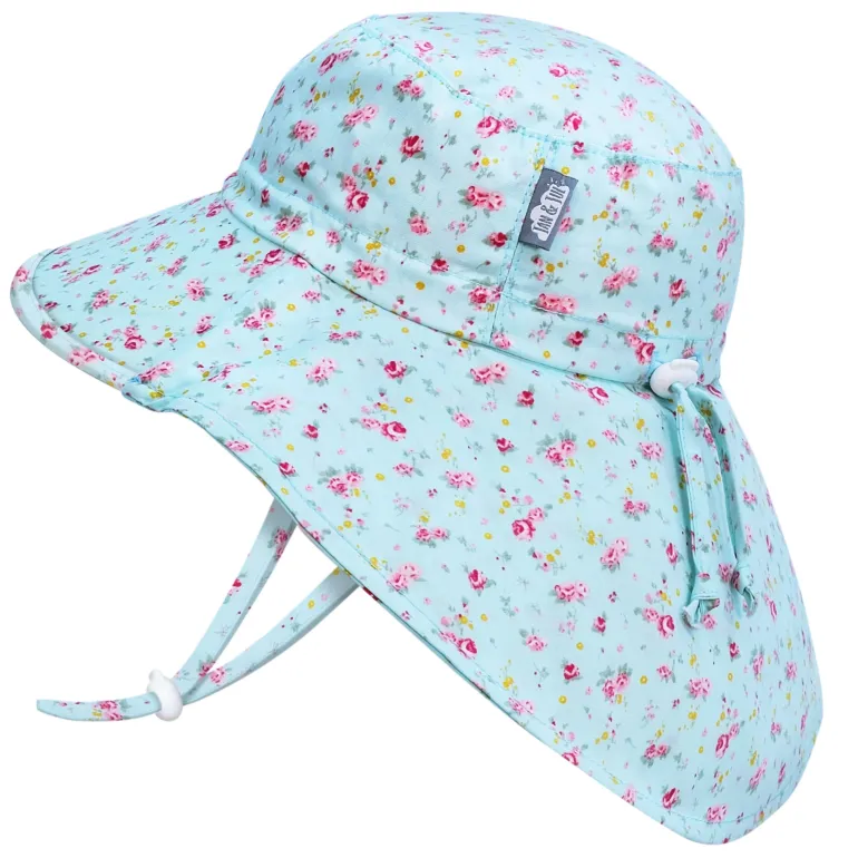 Kids Cotton Adventure Hats | Retro Rose