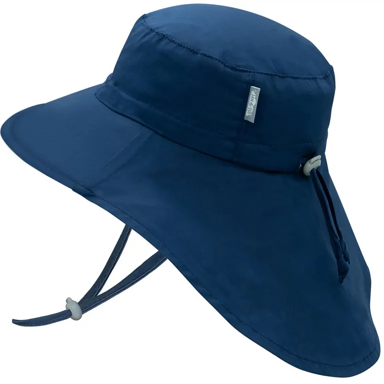 Kids Cotton Adventure Hats | Navy with Navy Trim